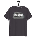 Built on Faith's Strength: "Jesus Christ, My Rock" Christian T-Shirt